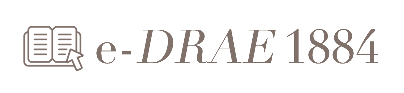 e-DRAE 1884 CCHS  CSIC